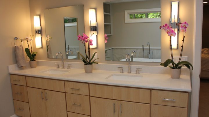 custom cabinets & vanity in cary nc bathroom