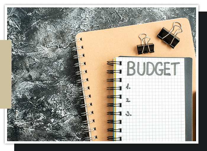 image of a budget