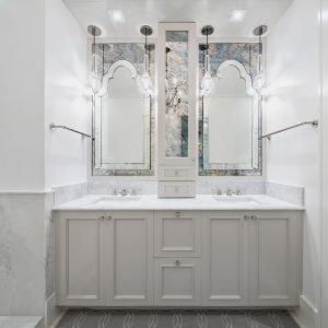 Recently remodeled bathroom vanity.